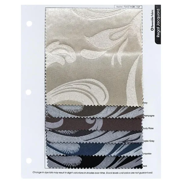 10pcs - Regal Jacquard (Reversible) Table Runner 14"x108" - Purple Grey