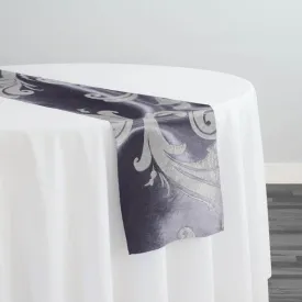 10pcs - Regal Jacquard (Reversible) Table Runner 14"x108" - Purple Grey