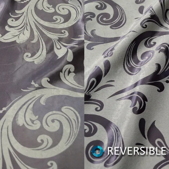 10pcs - Regal Jacquard (Reversible) Table Runner 14"x108" - Purple Grey