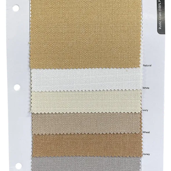 10pcs - Rustic Linen Table Runner 14"x108" - Natural