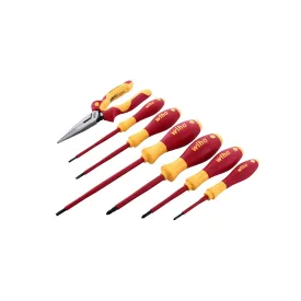 7 Piece Insulated SoftFinish Screwdriver and Long Nose Pliers Set