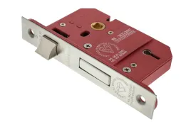 Atlantic 3" Elite 5 Lever Key Sashlock (Polished Chrome)
