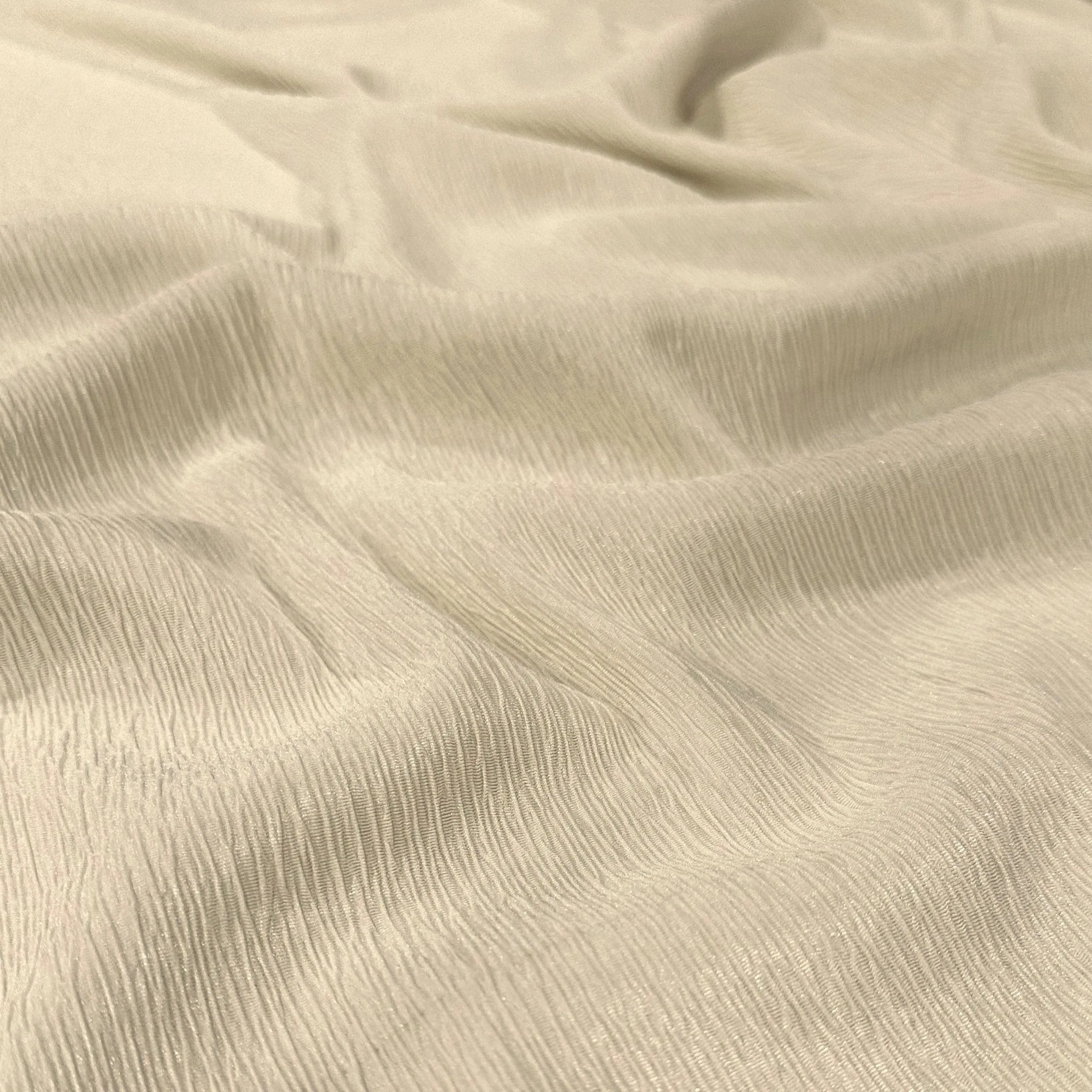 Bella Crepe Table Runner in Bone