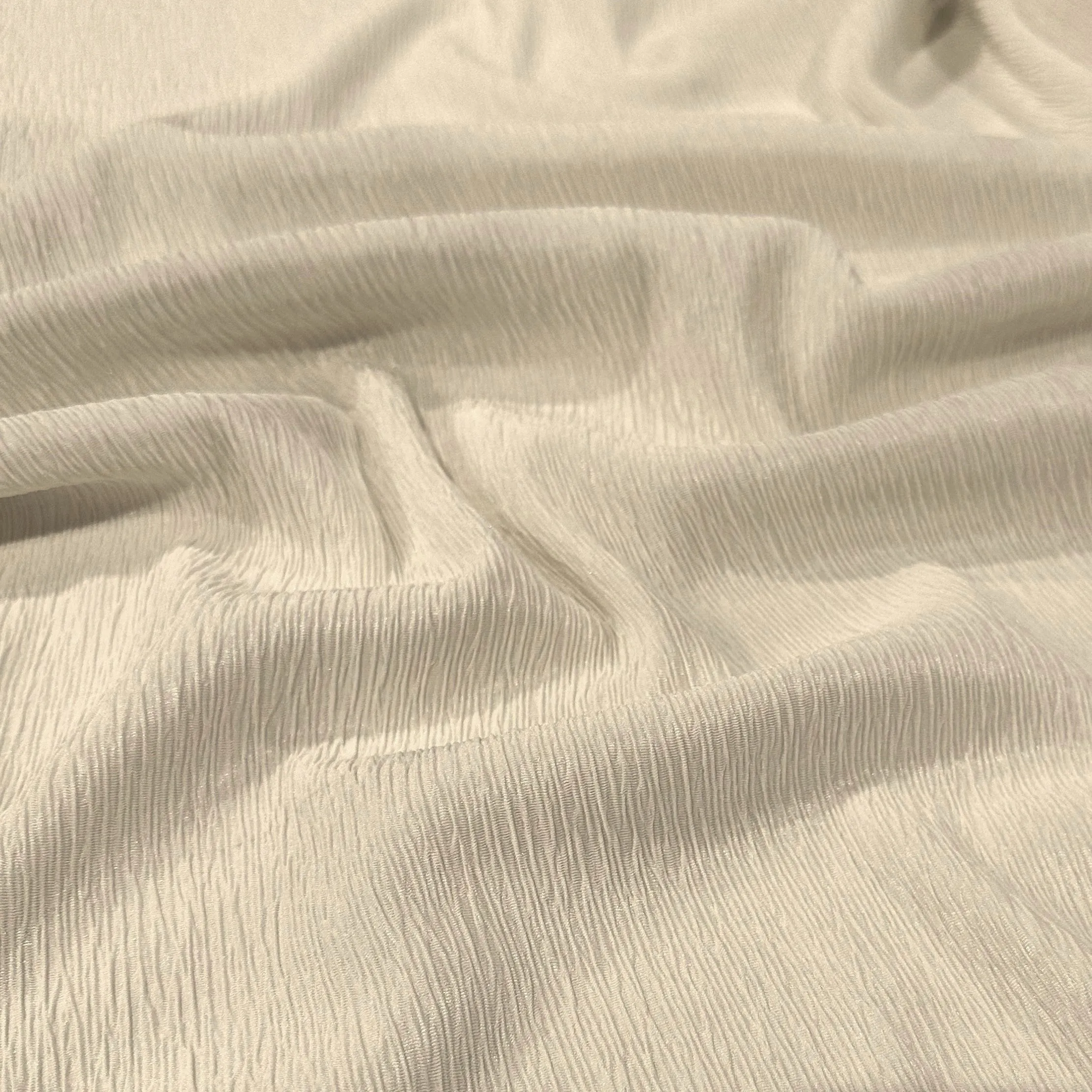 Bella Crepe Table Runner in Bone