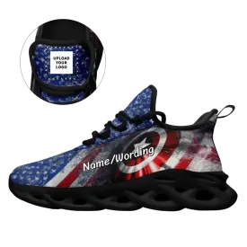 Company gift ideas for customers, Custom Corporate Gifts Personalized America Flag Sneakers, Custom USA Flag, Pride Shoes, Unique gifts Shoes,MS-23020108