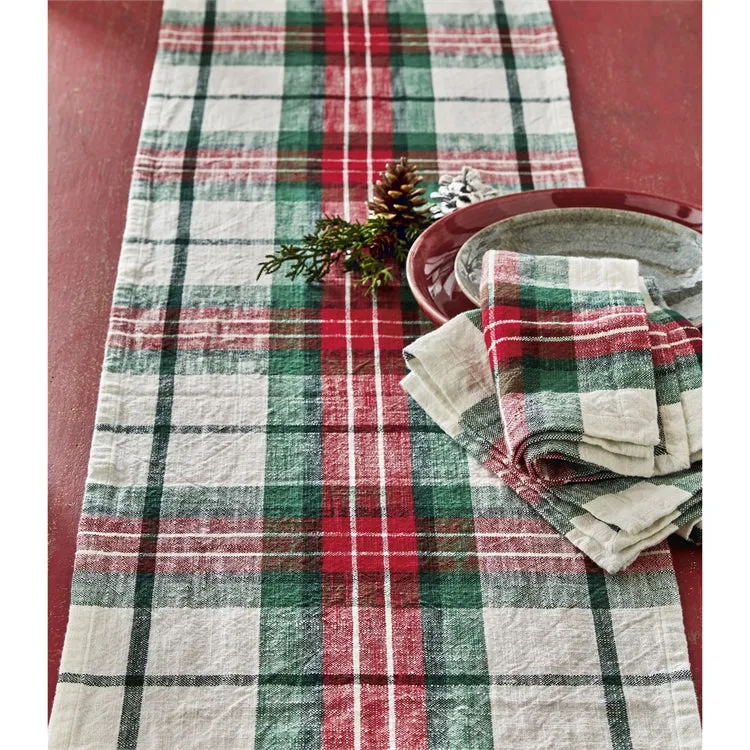 Festive Plaid Runners
