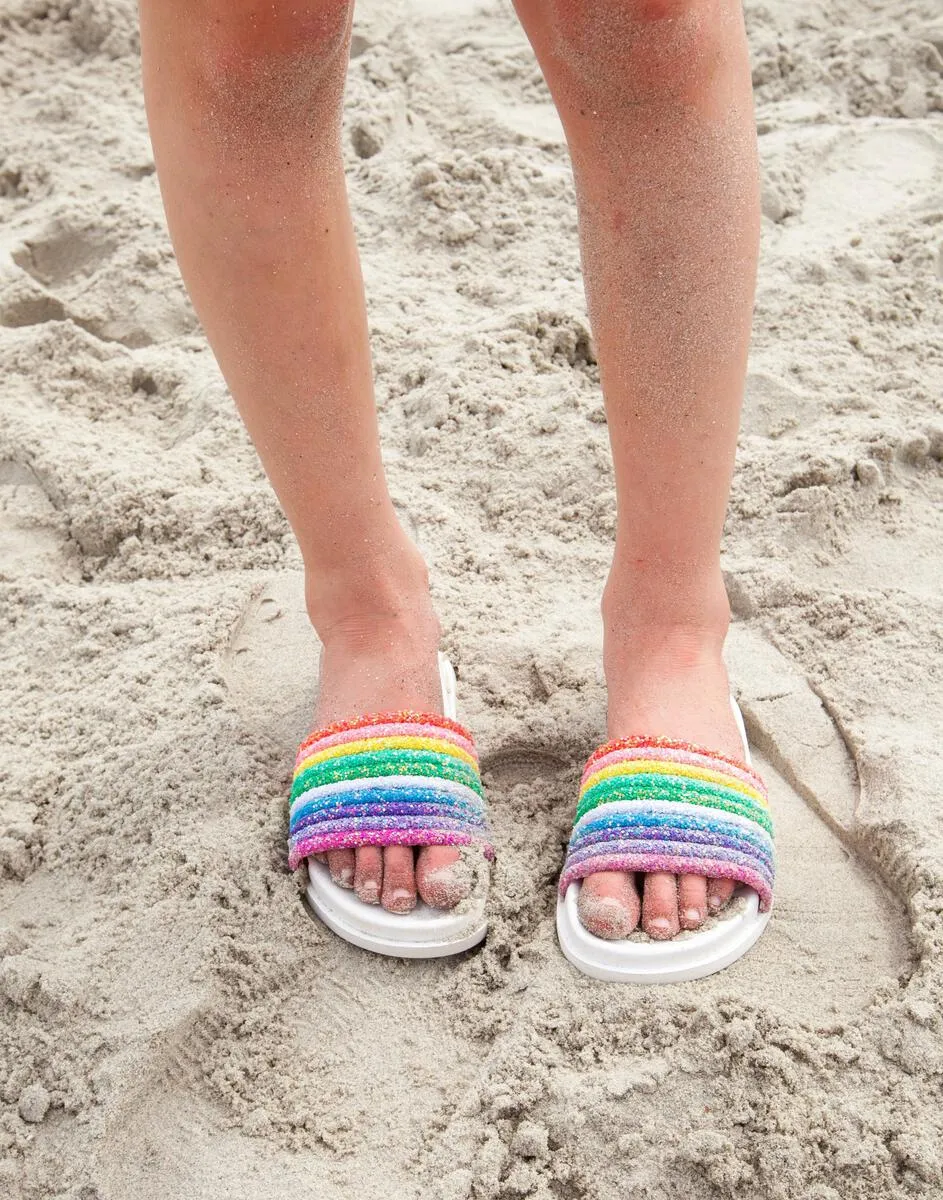 Glitter Rainbow Slides