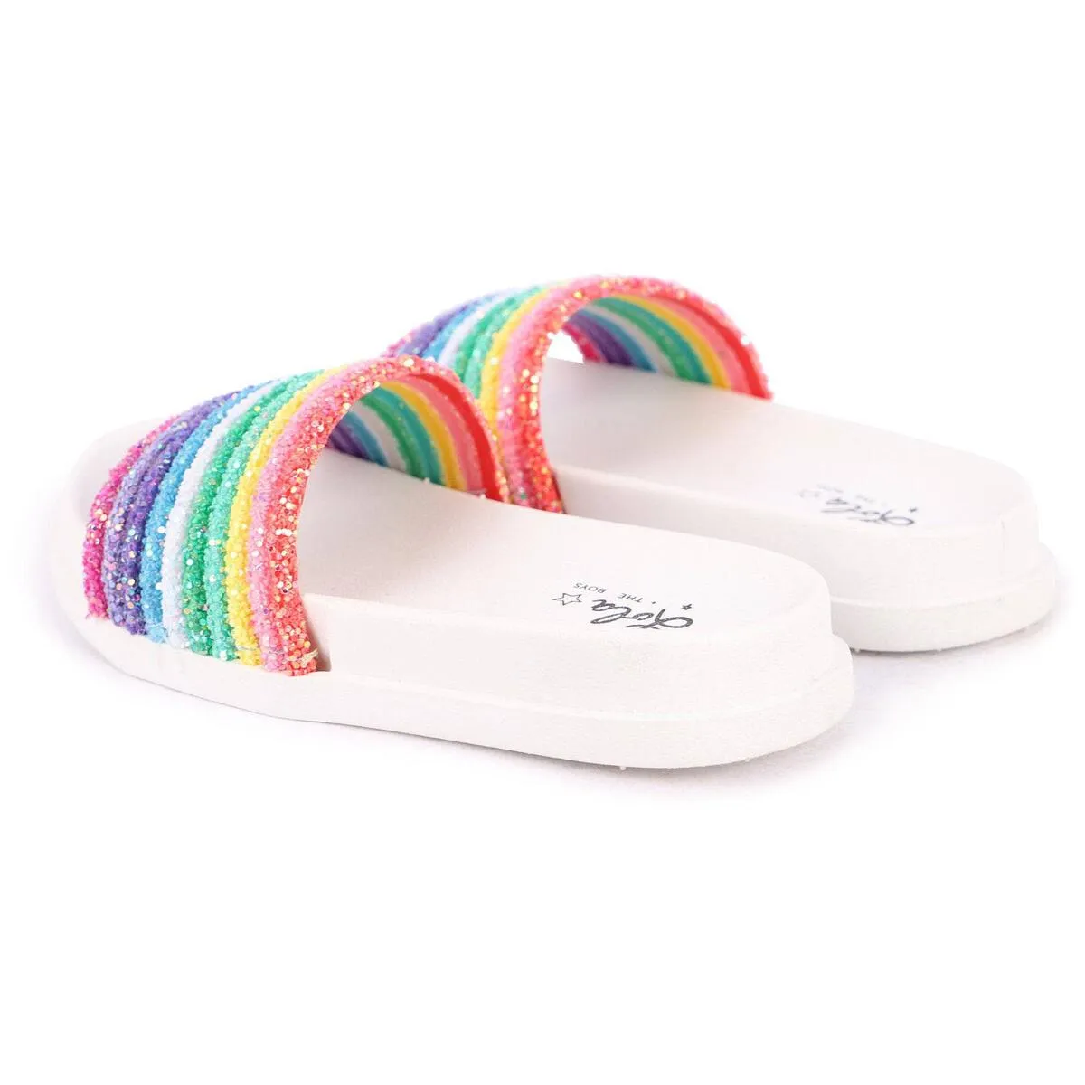 Glitter Rainbow Slides