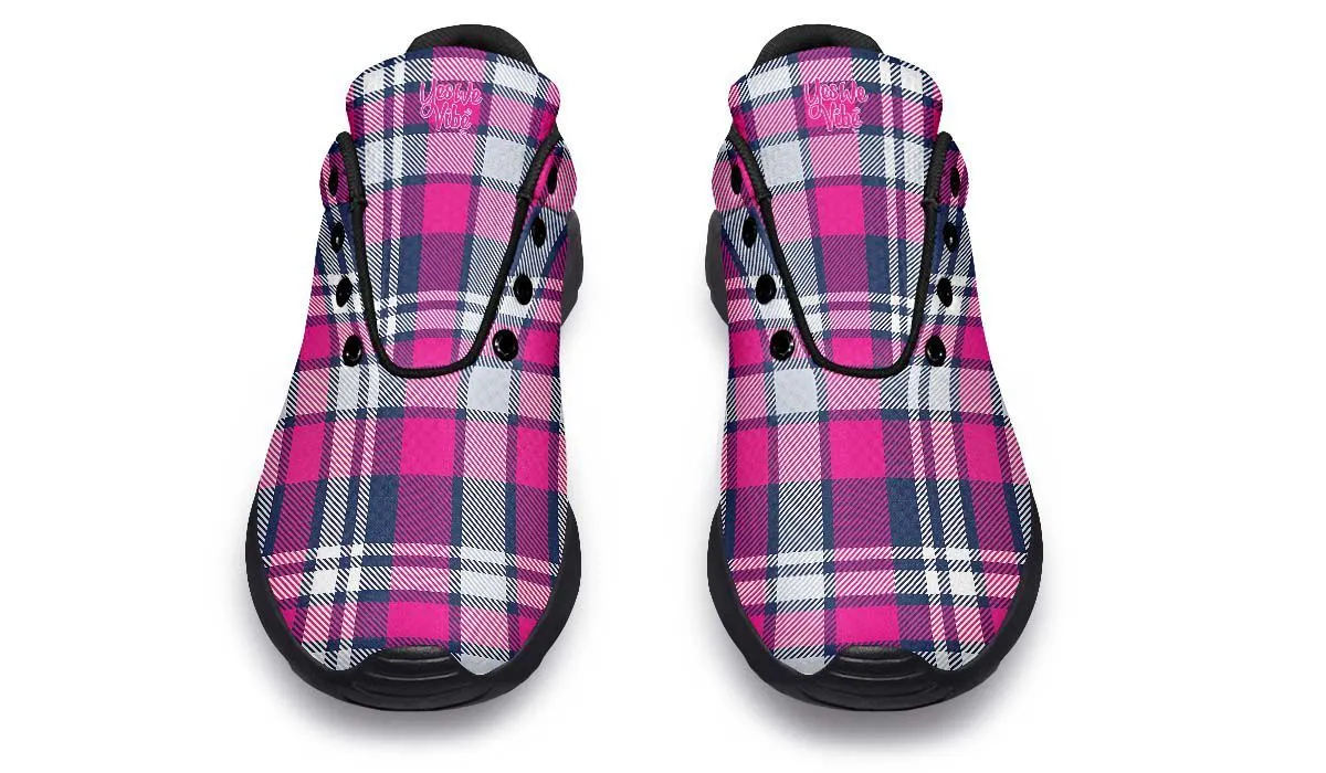 Gridded Pattern Pink