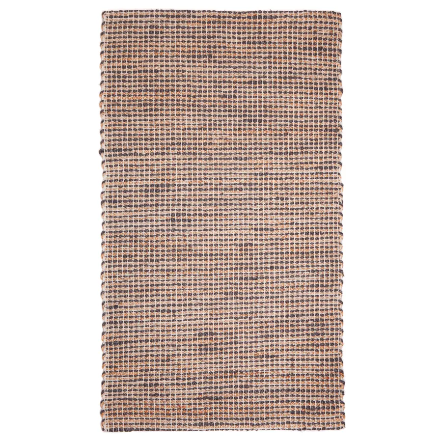 IRIS Natural Jute Hallway Deep Grey Runners Rug