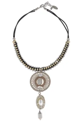 MARCELIA Crystal Beads Necklace