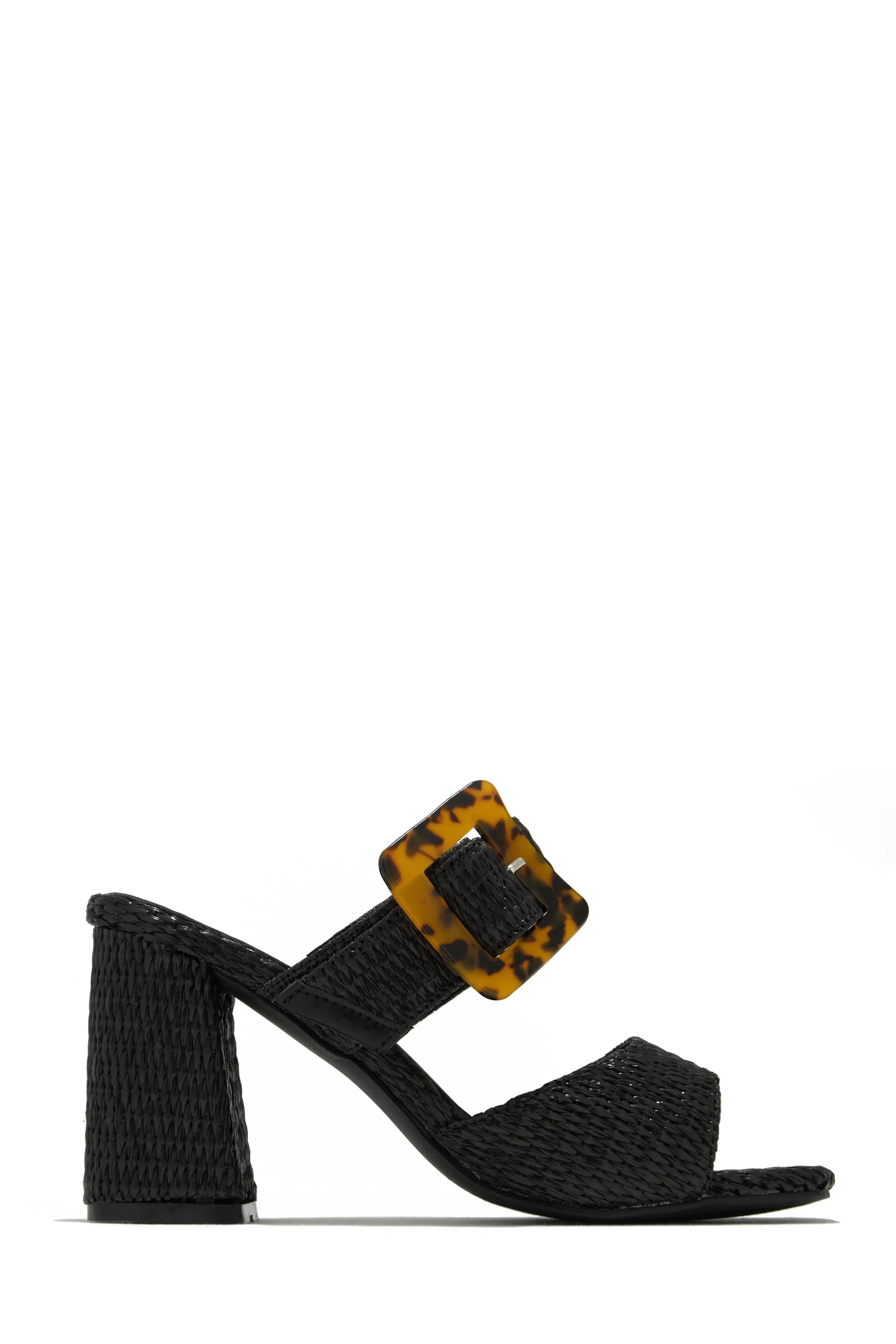 Naya Block Heel Mules - Tan