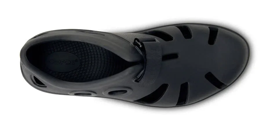 OOFOS Mens OOcandoo Sandals Black