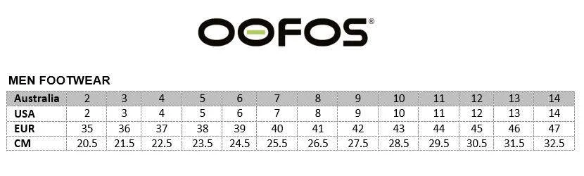 OOFOS Mens OOcandoo Sandals Black
