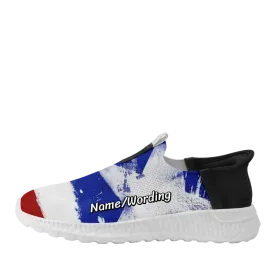 Personalized  America Flag Shoes, Flyknit Slip-On Sneakers, Custom CoolCustomize Shoes,FN-007-23020082
