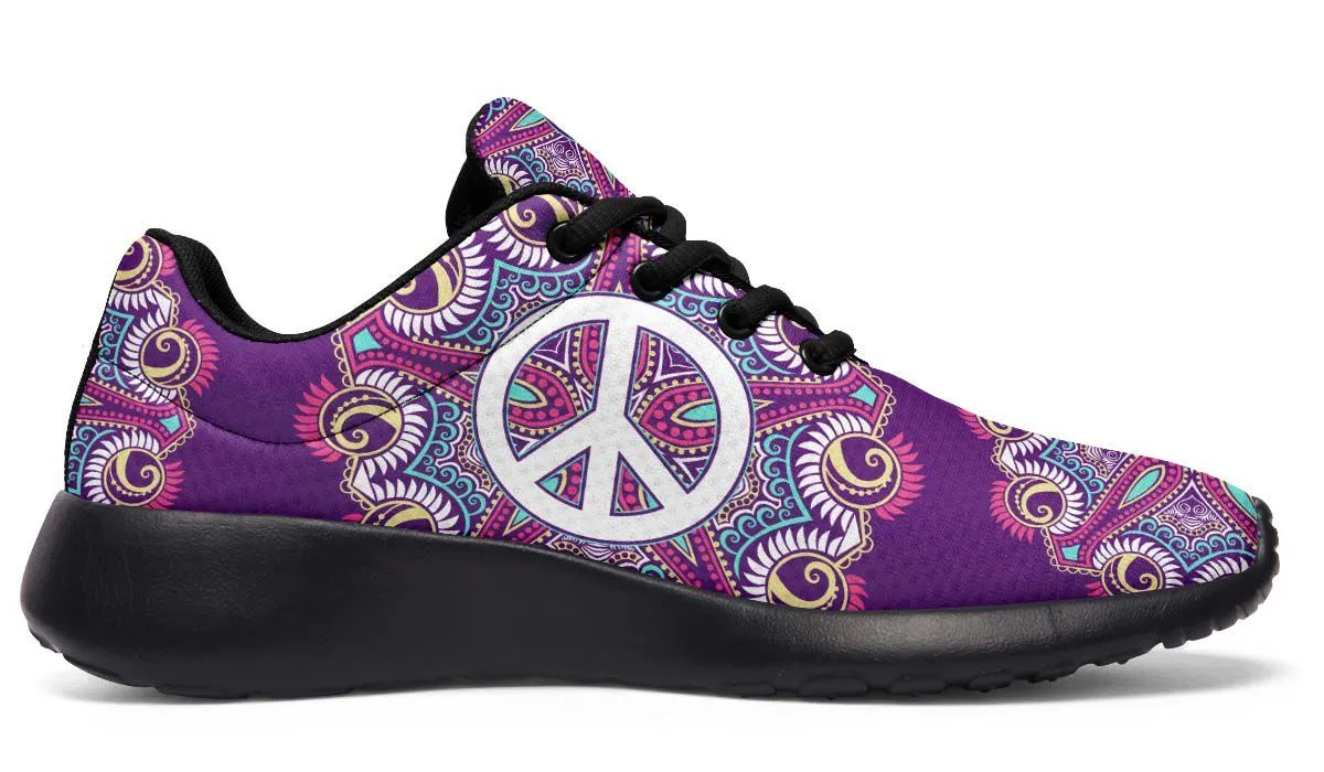 Purple Peace In Patterns