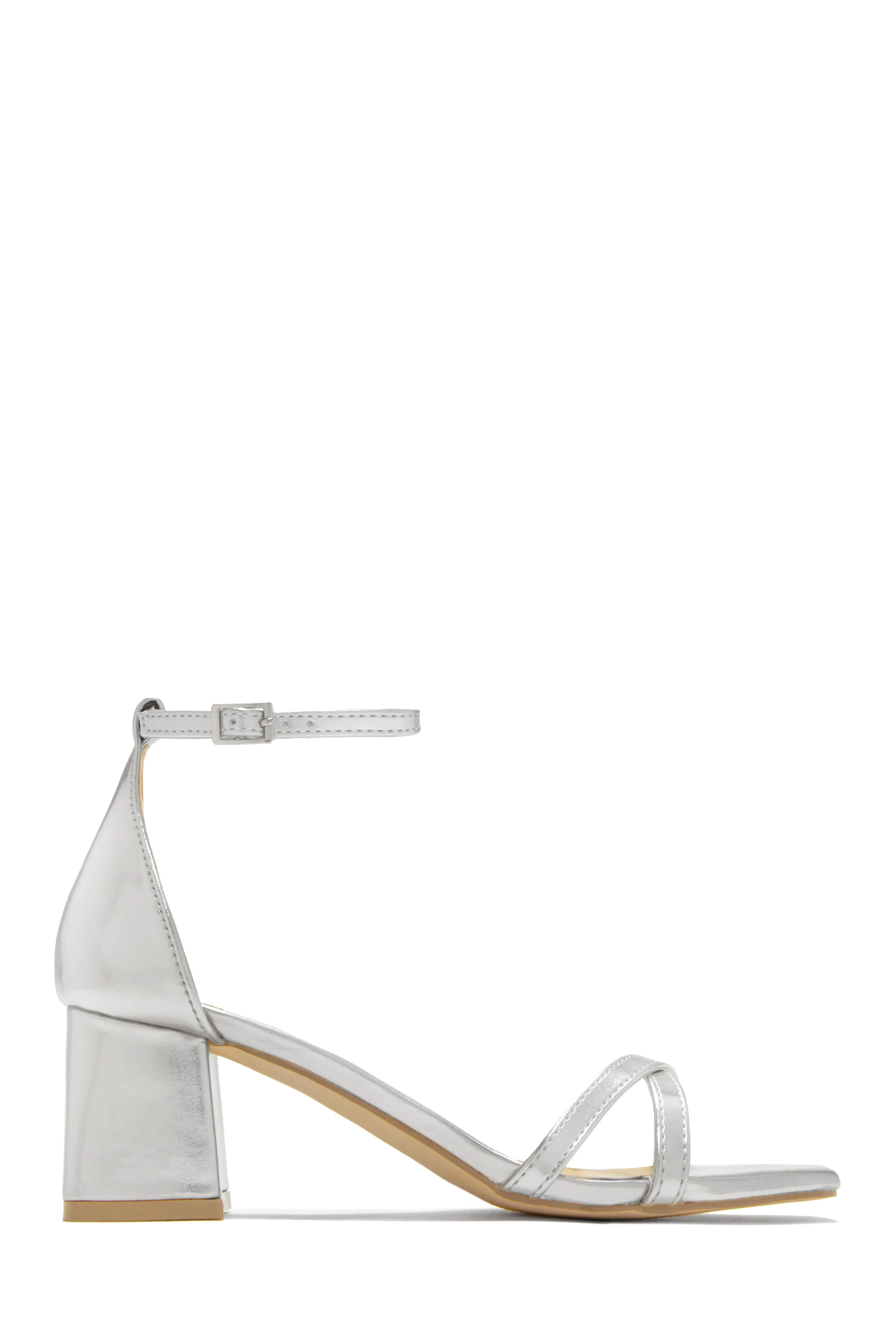 Rae Block Mid Heels - Nude