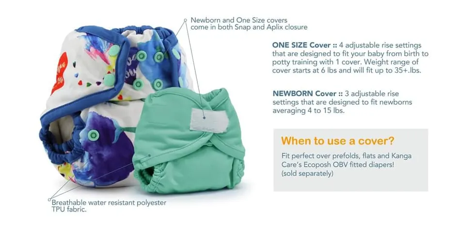 Retro Trial - One Size Flats Cloth Diaper Bundle