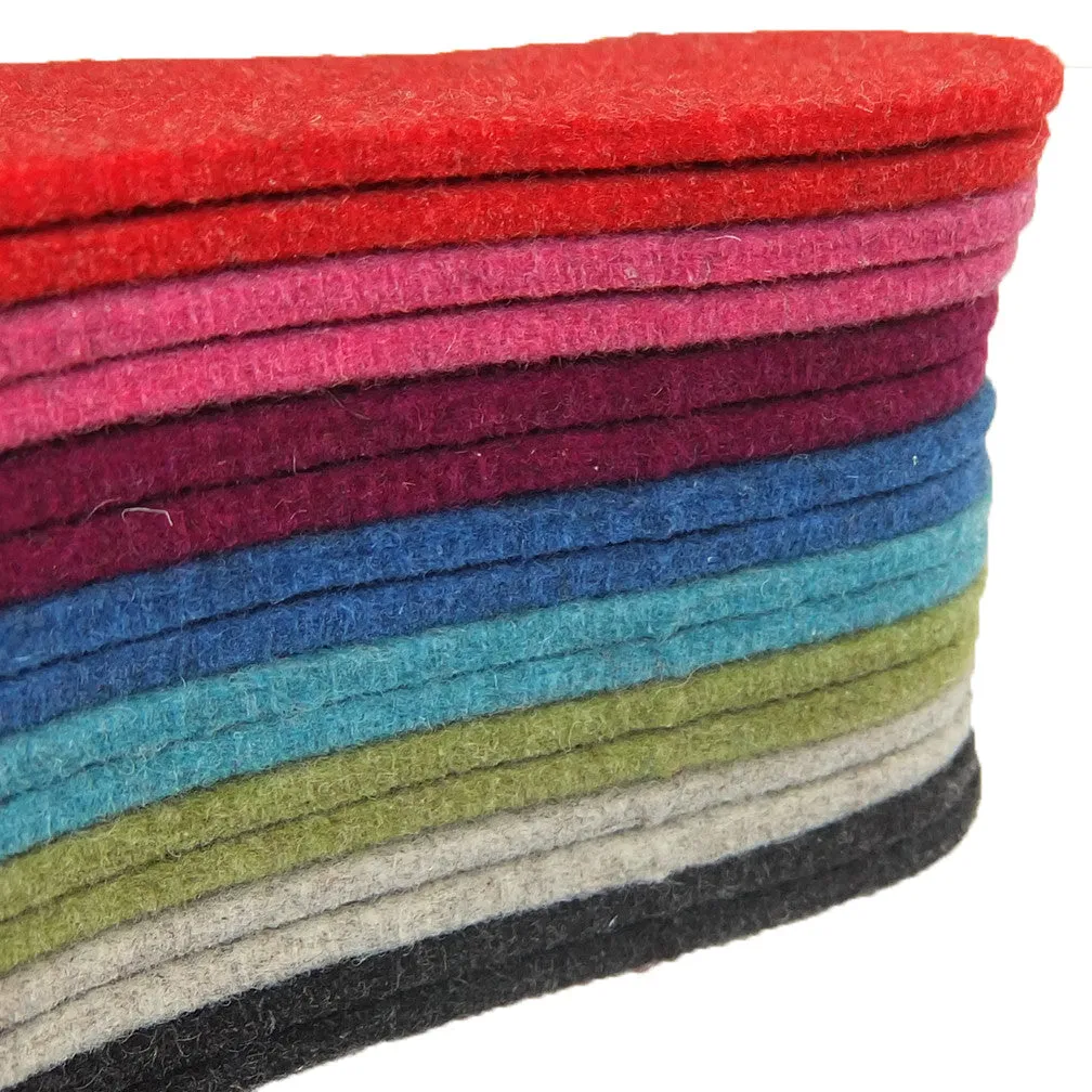 Simple Hand-stitched Felt Slippers