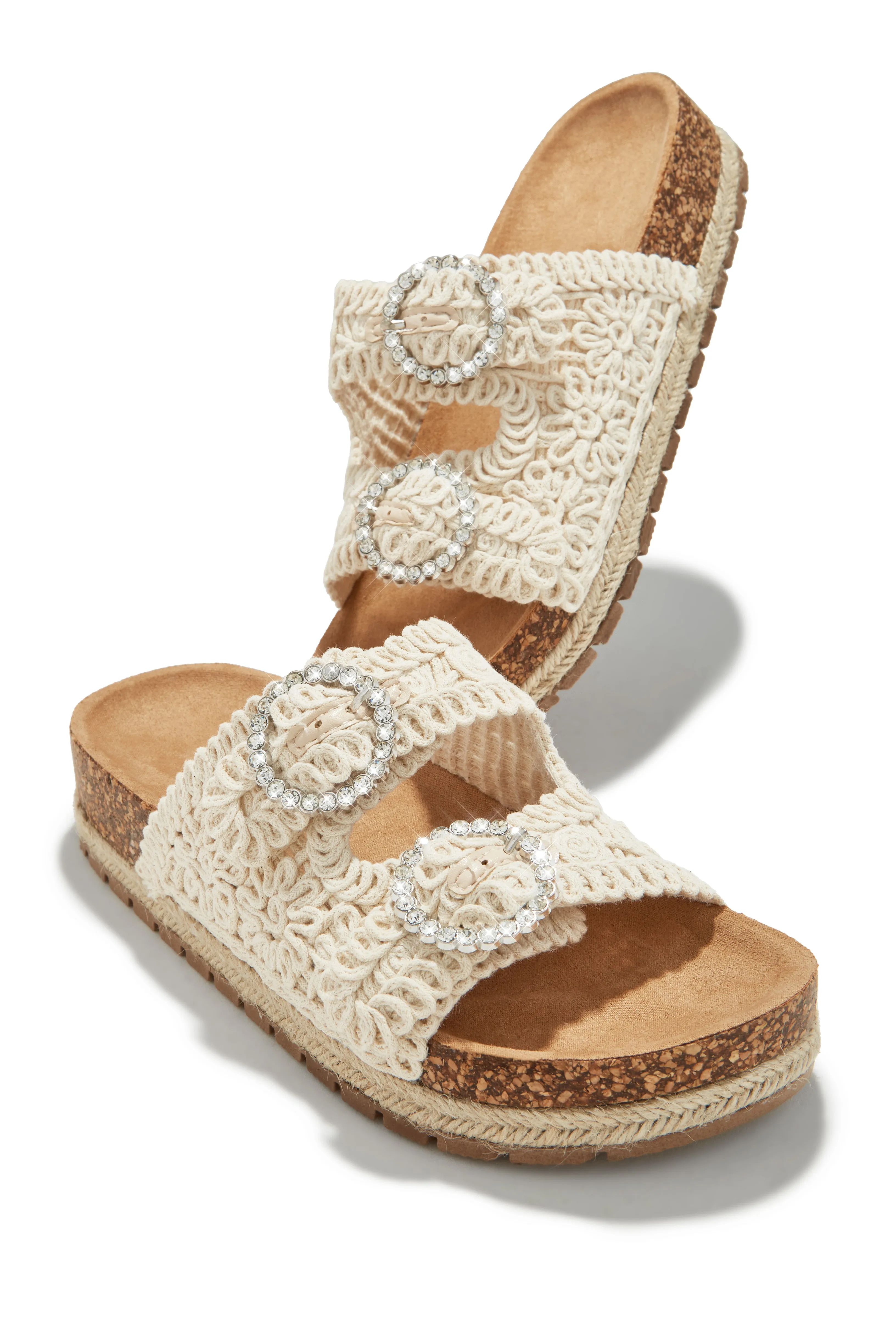 Sunkissed Slip On Sandals - Ivory