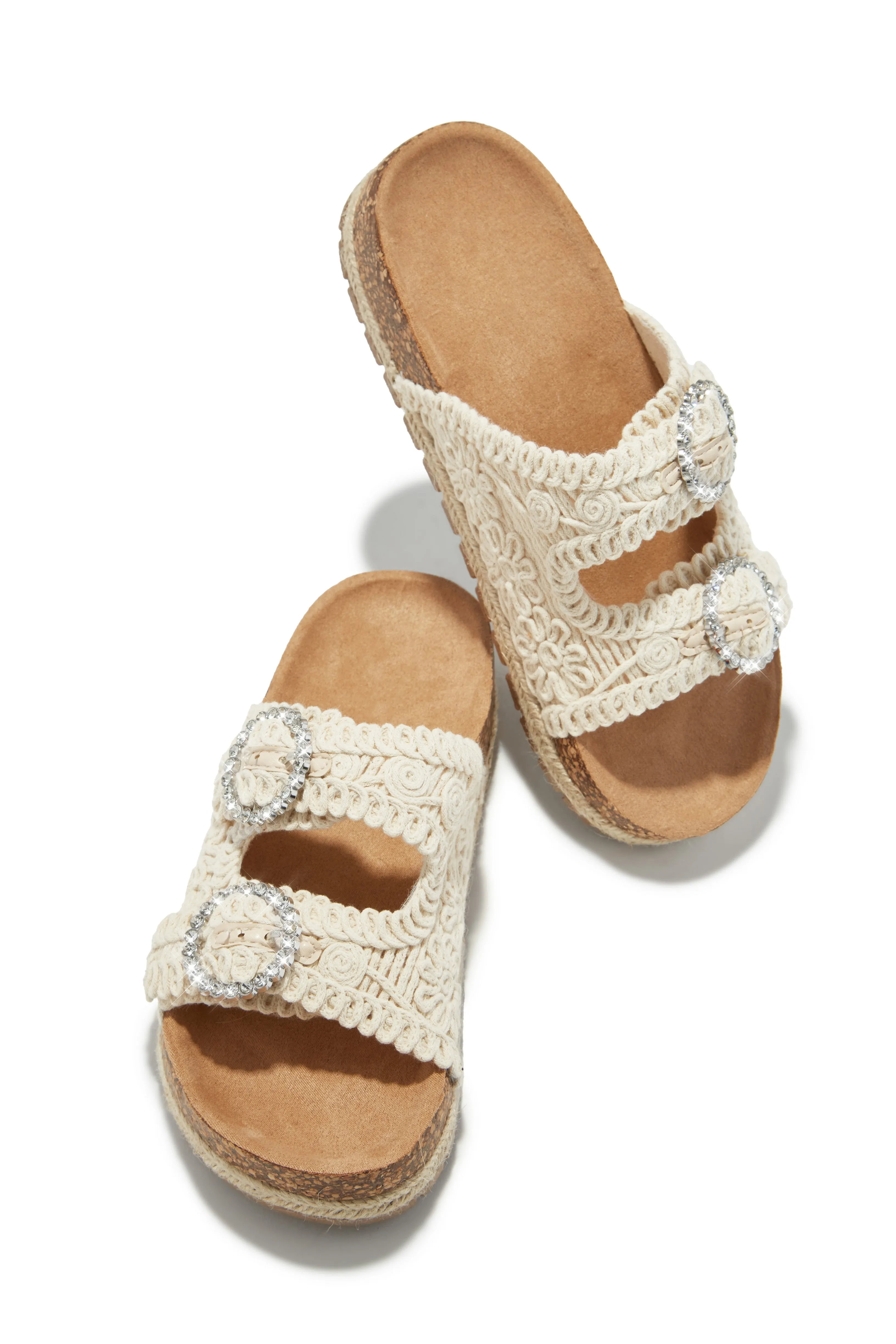 Sunkissed Slip On Sandals - Ivory