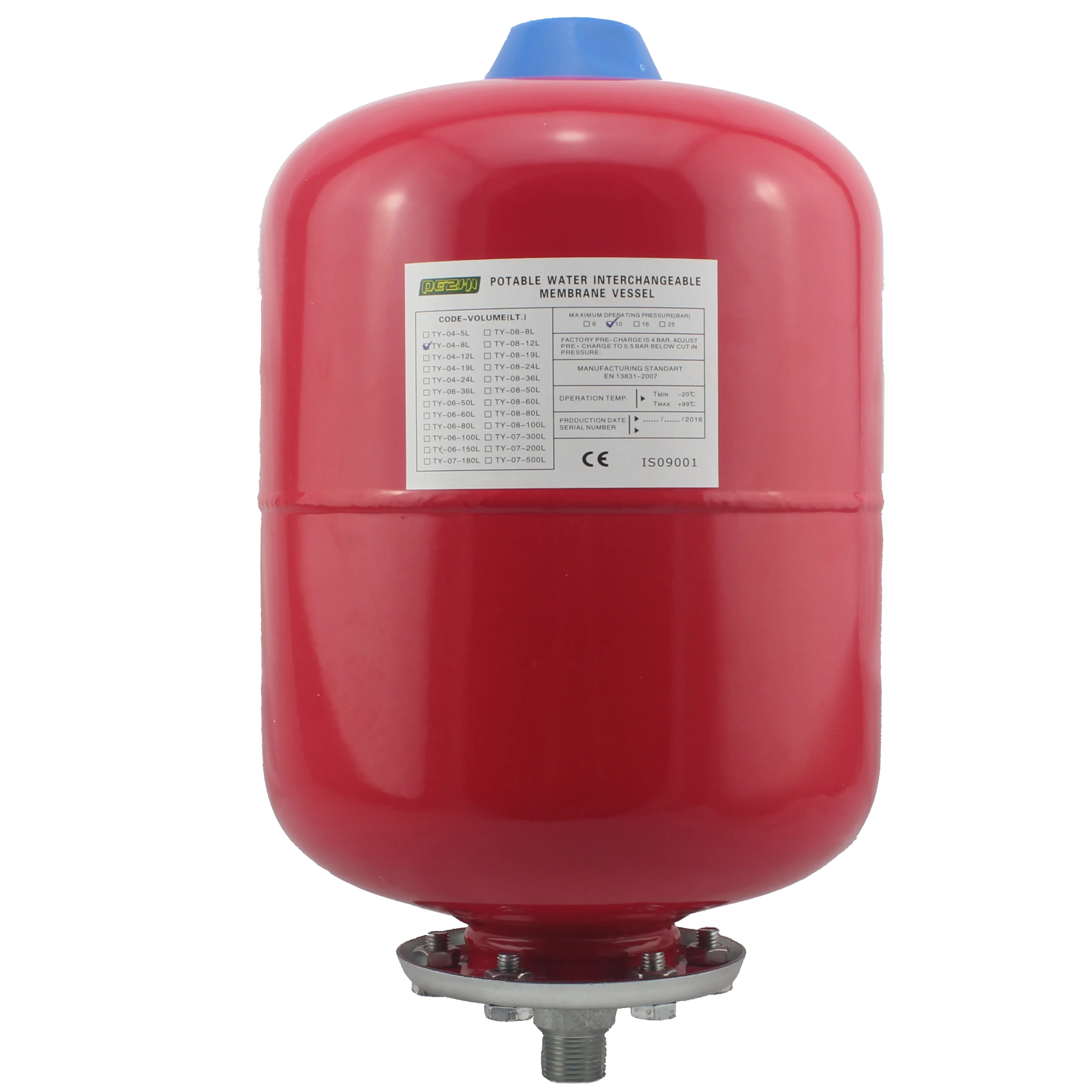 Thermal Expansion Tank 2.1gal 1/2" Port