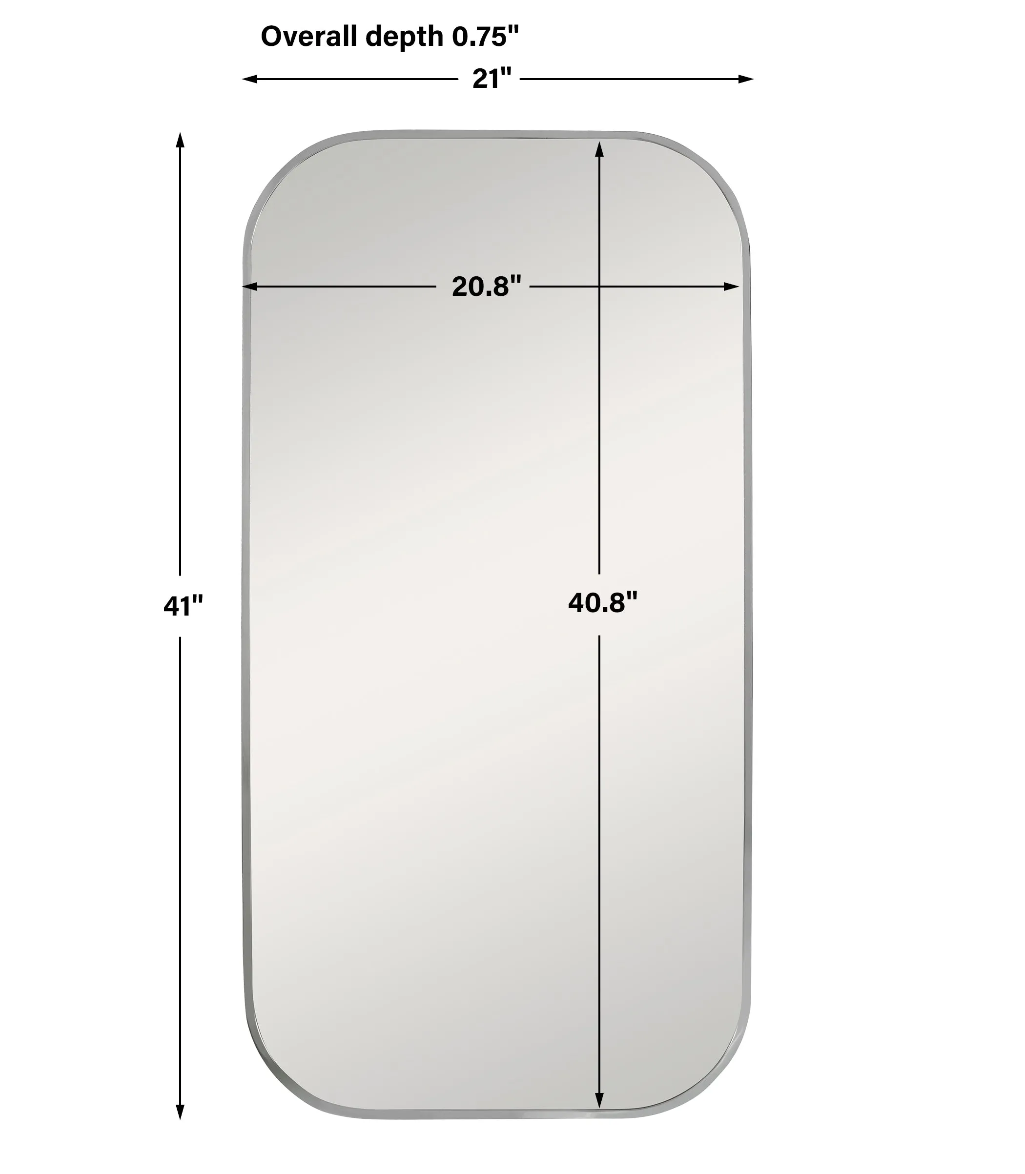 Uttermost Taft Polished Nickel Mirror